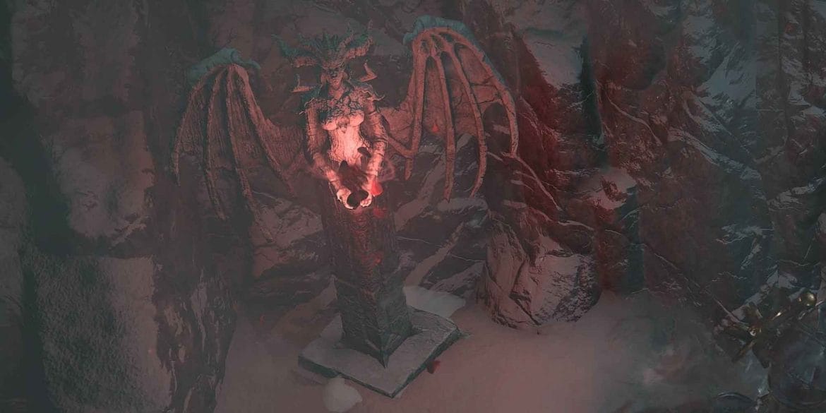Um Altar de Lilith em Diablo 4