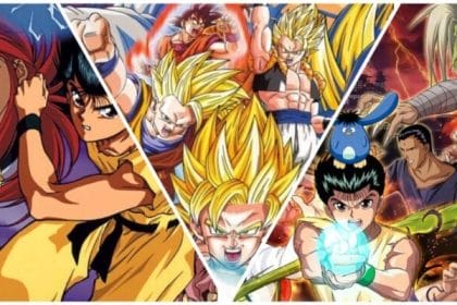 Os elencos de Yu Yu Hakusho e Dragon Ball Anime Z.
